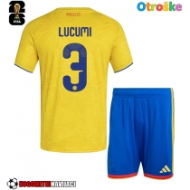 Otroške Nogometnih dresov Kolumbija Jhon Lucumi #3 Domači SP 2026 Kratki rokavi (+ hlače)